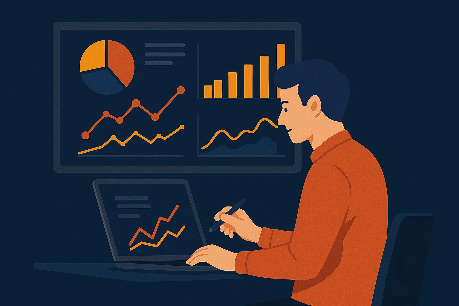 تحليل البيانات في التسويق الإلكتروني ودوره في اتخاذ القرارات الذكية